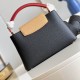 LV Capucines Handbag in Taurillon Leather With Contrasting Trims 7 Colors 27cm 31.5cm