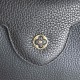 LV Capucines Handbag in Taurillon Leather Topped With Crown Gold Color Monogram Flowers 3 Colors
