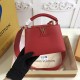 LV Capucines Mini Taurillon Leather in Scarlet Red