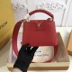 LV Capucines Mini Taurillon Leather in Scarlet Red