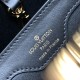 LV Capucines Handbag in Calfskin Leather With Polka Dots