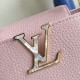 LV Capucines Mini Handbag in Taurillon Leather With Seashell Effect LV 2 Colors 21cm