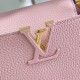 LV Capucines Handbag in Taurillon Leather With Twilled Scrunchie on Handle 3 Colors