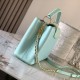 LV Capucines Handbag in Glimmers Taurillon Leather With Seashell Effect LV And Braided Leather Chain 2colors