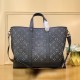 LV Tote Journey Carryall Bag In Cowhide Leather With Faded Motif Monogram Flowers 60cm