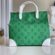 LV Litter Handbag In Monogram Coated Canvas With LV Print 3 Colors 24cm