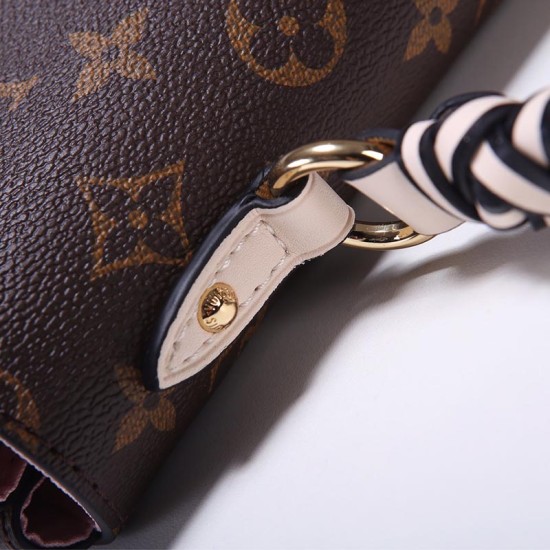 LV Cluny BB Monogram Canvas With Braided Top Handle