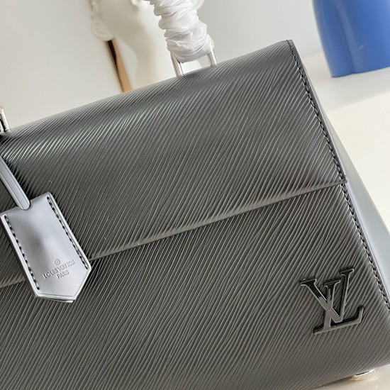 LV Cluny BB Handbag in Epi Grained And Smooth Cowhide Leather With Reversible Jacquard Strap 4 Colors