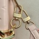 LV Coussin PM H27 Monogram Embossed Puffy Lambskin in Dragee Light Pink
