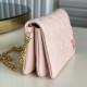LV Pochette Coussin H27 Chain Bag in Monogram Embossed Puffy Lambskin With Small Heart