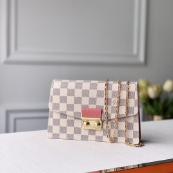 Replica Louis Vuitton Croisette Damier Azur Canvas Bag 