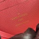 LV Dauphine Chains Wallet in Embroidered Tufted Monogram Motif Grained Calfskin
