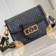 LV Dauphine In Calfskin Embossed With Nano Size Monogram Pattern 20cm 2 Colors