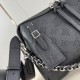 LV Hand It All PM Handbag in Mahina Calfskin 29cm 3 Colors M24255