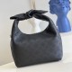 LV Why Knot PM Handbags in House's Emblematic Mahina Calf Leather With Perforated Monogram Pattern 2 Colors 28cm