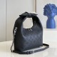 LV Why Knot PM Handbags in House's Emblematic Mahina Calf Leather With Perforated Monogram Pattern 2 Colors 28cm