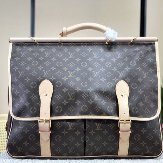 LV Keepall Bandouliere 50 In Denim And Cowhide Leather 50cm 2 Colors M45975