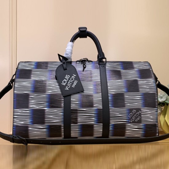 LV Keepall Bandouliere 50 In Damier Rush Epi XL Leather 50cm M23771