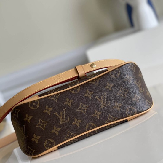 LV Boulogne Chains Bag In Monogram Coated Canvas 2 Colors 27cm