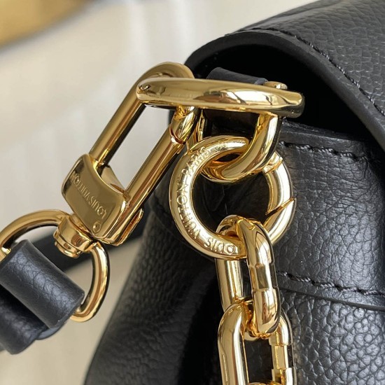 LV Favorite Chains Shoulder Bag In Monogram Empreinte Embossed Supple Grained Cowhide Leather 2 Colors 24cm