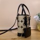 LV Nano Bucket Bag In Lotus Cotton With Monogram Embroidery 13cm