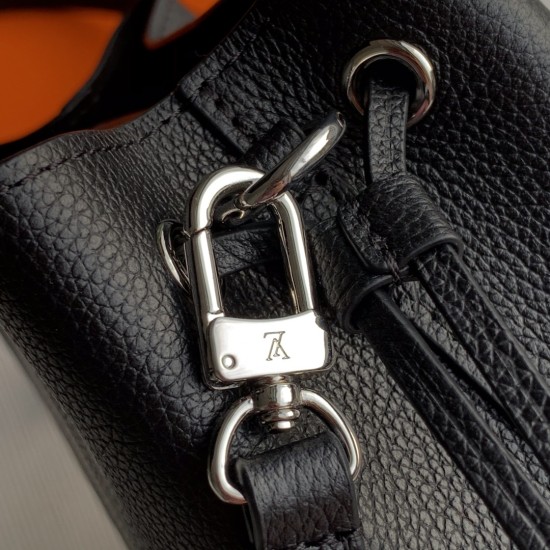  LV Nano Lockme Bucket Bag Supple Grained Calf Leather 2 Colors 13.5cm