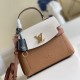 LV Lockme Ever BB Handbag in Soft Calfskin With Contrast Graphic Flap 3 Colors 28cm