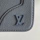 LV New Flap Messenger Bag In Taiga Embossed Cowhide Leather 3 Colors 28cm