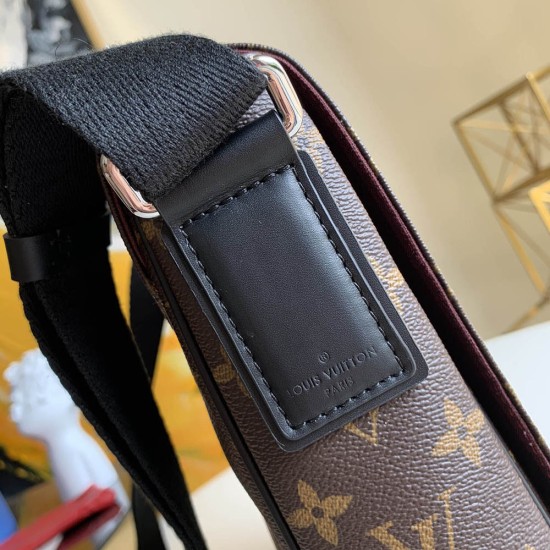 LV District Messenger Bag in Monogram Coated Canvas With Magnetic Closures 33cm