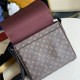 LV District Messenger Bag in Monogram Coated Canvas With Magnetic Closures 33cm