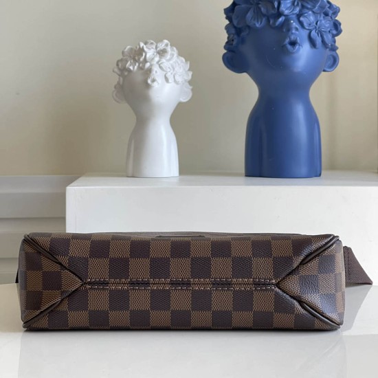 LV District PM Messenger Bag in Damier Coffe Coated Canvas With Magnetic Closure 2 Colors 27cm