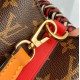 LV Montaigne Monogram in Brown with Knitting Handle
