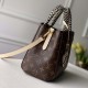 LV Montaigne BB Monogram in Brown with Knitting Handle