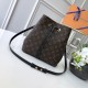  LV Luxury NeoNoe MM Handbag In Monogram Canvas and Leather 5 Colors