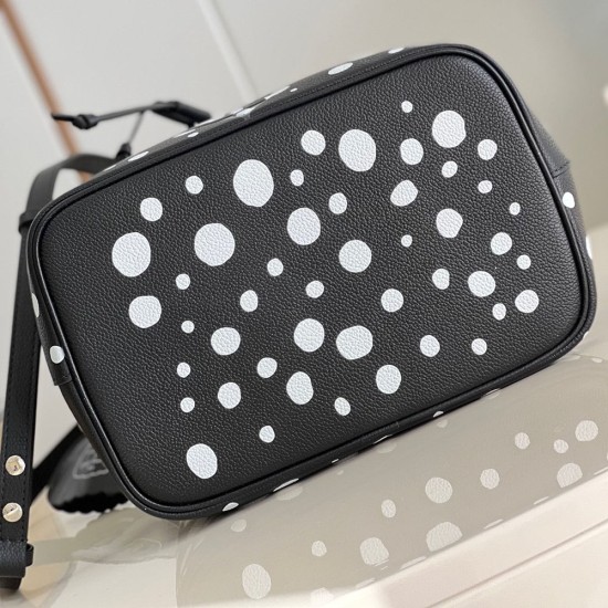 LV x YK Néonoé In Embossed Grained Monogram Empreinte Cowhide Leather With Infinity Dots Print 20cm 26cm 2 Colors