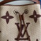 LV Neonoe MM Bucket Bag In Raffia Giant Embroidery