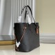 LV Neverfull MM Tote Bag In Embossed Monogram Empreinte Leather With Leopard Trims 3 Colors