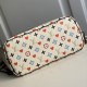 LV Neverfull MM Tote Bag In Game Monogram Coated Canvas With Printed Red Hearts And Cards 2 Colors