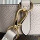 LV On My Side PM Tote Bag in Monogram Coated Canvas And Soft Calf Leather 2 Colors 25cm