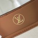 LV On My Side MM Tote Bag in Canvas And Smooth Cowhide Leather With Monogram Tufting 2 Colors 30.5cm