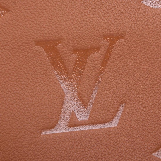 LV Onthego MM Monogram Empreinte Leather Leopard Print 2 Colors