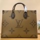  LV Onthego Monogram Giant Canvas With Dogs Prints 34cm