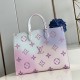 LV Onthego Tote Bag in Colorful Gradient Monogram Coated Canvas 2 Colors 41cm / 35cm / 25cm