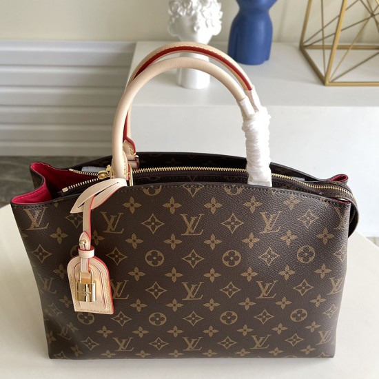 LV Grand Palais Tote Bag in Monogram Coated Canvas