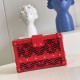 LV Petite Malle Handbag In Patent Calfskin With Perforated Monogram Pattern 2 Colors 20cm