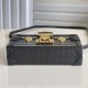 LV Petite Malle Box Bag in Matte Crocodilien Leather With Smooth Cowhide Leather Colors 20cm