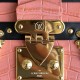 LV Petite Malle Box Bag in Crocodilien Leather With Contrasting Smooth Cowhide Leather 7 Colors 20cm