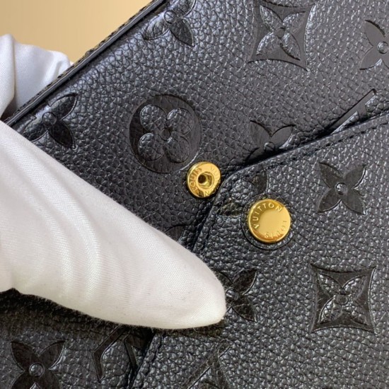 LV Fellicie Pochette Shoulder Bag In Monogram Embossed Empreinte Leather 7 Colors 21cm