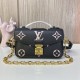 LV Pochette Metis East West Bag With Chains In Monogram Empreinte Embossed Cowhide Leather 21.5cm 3 Colors M46596