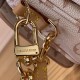 LV Pochette Metis East West Bag With Chains In Monogram Dune Coated Canvas 21.5cm M46914